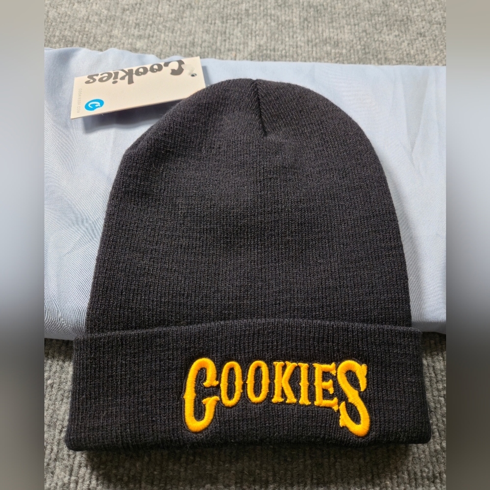 NWT Cookies Original Mint Black/Gold‎ Beanie